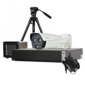 Kit pentru masurarea temperaturii umane Dahua: camera termala, scaner de precizie, smart NVR, licenta ProBase [1]