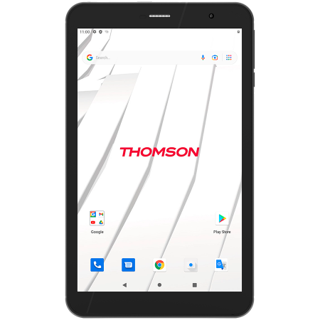 THOMSON TEO8 LTE, 8-inch (1280X800) HD display, Quad Qore SC9832E, 2 GB RAM, 32 GB ROM, 1xNANO SIM, 1xMicroSD, 1xMicroUSB, 2.0MP front camera, 5.0MP rear camera, WiFi AC, 4G LTE, BT 4.0, 4000mAh 3.8V  [1]