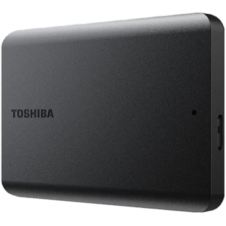 Toshiba External Hard Drive Canvio Basics Excl (2.5 " 4TB, USB3.2 Gen 1, Black) [1]