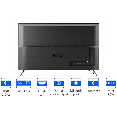 50', UHD, Android TV 11, Black, 3840x2160, 60 Hz, Sound by JVC, 2x12W, 70 kWh/1000h , BT5.1, HDMI ports 4, 24 months [7]