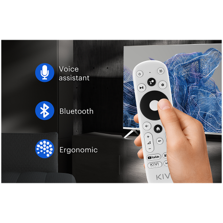 32', HD, Google Android TV, Black, 1366x768, 60 Hz, Sound by JVC, 2x8W, 33 kWh/1000h , BT5, HDMI ports 3, 24 months [18]