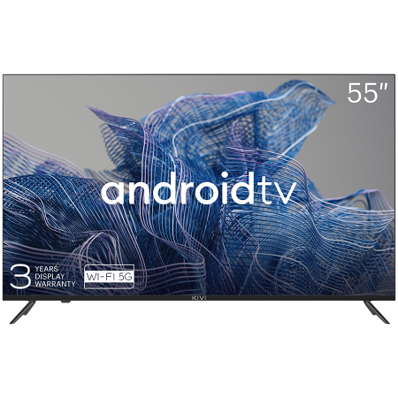 55', UHD, Google Android TV, Black, 3840x2160, 60 Hz, , 2x10W, 83 kWh/1000h , BT5, HDMI ports 4, 24 months [0]