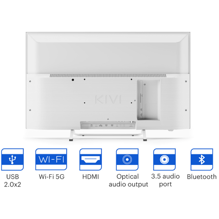 32', FHD, Android TV 11, White, 1920x1080, 60 Hz, Sound by JVC, 2x8W, 27 kWh/1000h , BT5.1, HDMI ports 3, 24 months [11]