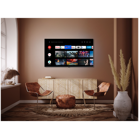 43', UHD, Google Android TV, Black, 3840x2160, 60 Hz, , 2x10W, 53 kWh/1000h , BT5, HDMI ports 4, 24 months [9]
