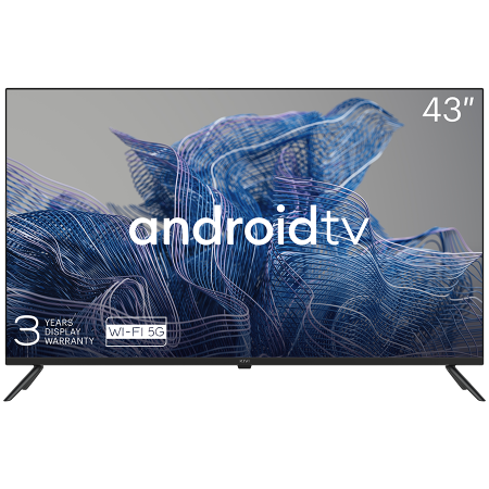 43', UHD, Google Android TV, Black, 3840x2160, 60 Hz, , 2x10W, 53 kWh/1000h , BT5, HDMI ports 4, 24 months [0]