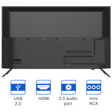 40', FHD, Google Android TV, Black, 1920x1080, 60 Hz, , 2x8W, 41 kWh/1000h , BT5, HDMI ports 3, 24 months [6]