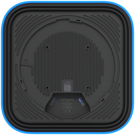Ubiquiti E7-EU Enterprise-grade, indoor access point with 10-stream WiFi 7 performance, a 10 GbE uplink, and a redundant GbE port for high availability [3]