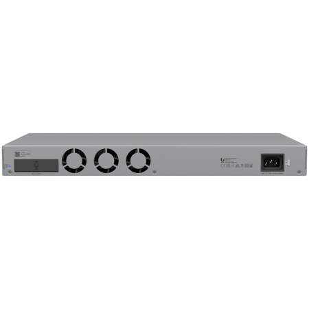 Ubiquiti Layer 3 switch with (24) 10GbE RJ45 ports and (2) 25G SFP28 ports [2]