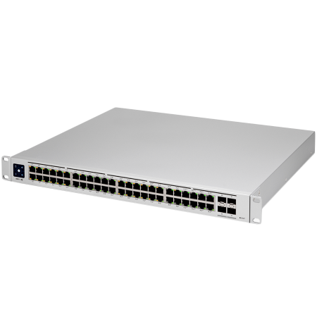 Retelistica & Supraveghere - Ubiquiti Layer 3 switch with (48) GbE RJ45 ports and (4) 10G SFP+ ports.