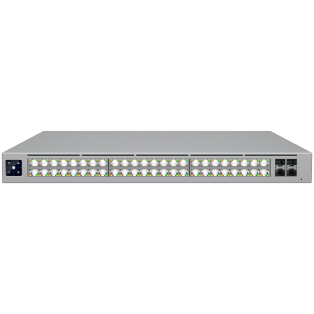 Retelistica - Ubiquiti network switch ECS-48S-PoE-EU Enterprise Campus 48S PoE Enterprise-grade 48-port, Layer 3 Etherlighting PoE+++ switch with Stacking support and high-capacity 10 GbE RJ45 and 25G SFP28 connect