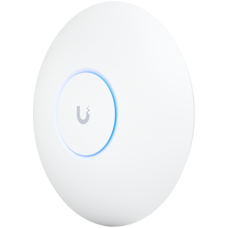 Ubiquiti U7-Pro-Max Ceiling-mounted WiFi 7 AP with 8 spatial streams, 6 GHz support, and a dedicated spectral scanning engine for interference-free WiFi in demanding, large-scale environments [1]
