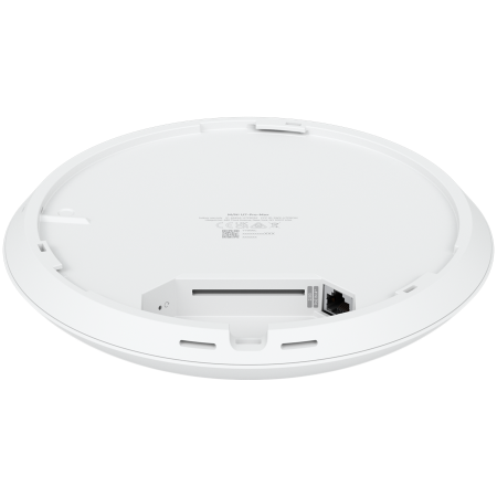 Ubiquiti U7-Pro-Max Ceiling-mounted WiFi 7 AP with 8 spatial streams, 6 GHz support, and a dedicated spectral scanning engine for interference-free WiFi in demanding, large-scale environments [3]