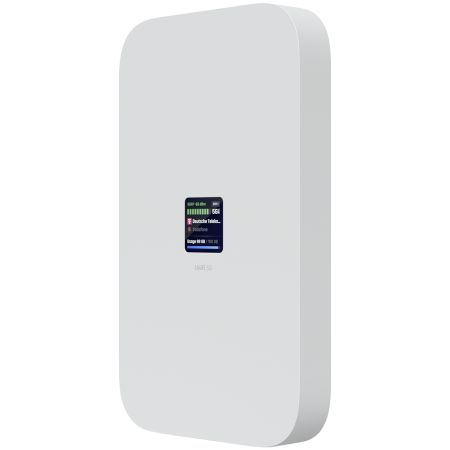 Ubiquiti UniFi U5G-Max high-performance 5G (3.4 Gbps) modem for any Unifi deployment. Instantly adopt through any UniFi PoE port, it delivers automatic setup, dual SIM/eSIM, and seamless failover [1]