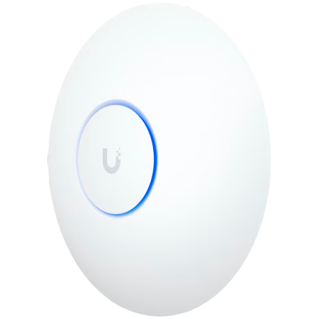 Ubiquiti UniFi U7-LR Long-Range Compact, ceiling-mount WiFi 7 AP with 5 spatial streams and extended signal range [1]