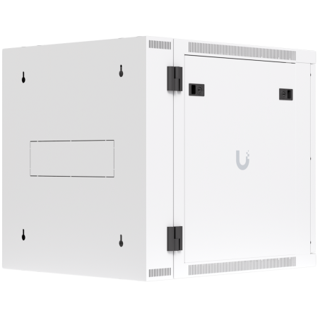 UBIQUITI UniFi UACC-Rack-12U-Wall-SW-G 12U Rack Cabinet Fully assembled wall-mount rack with built-in fans and removable panels, engineered for easy equipment access and space-efficient small-scale de [2]