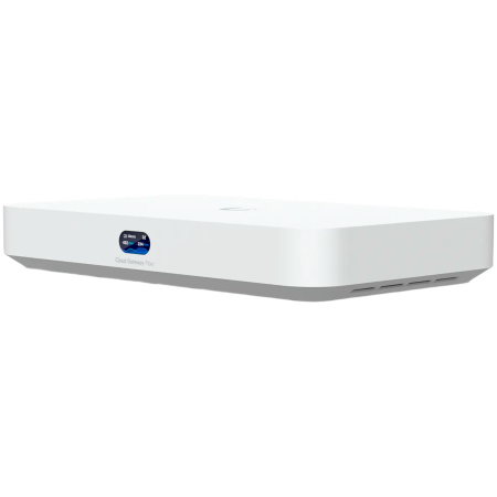 Retelistica - Ubiquiti UniFi UCG-Fiber-EU Desktop 10G Cloud Gateway with integrated PoE switch, Includes full UniFi application suite for device management, 5 Gbps routing with IDS/IPS, 10G SFP+ and (1) 10 GbE RJ45