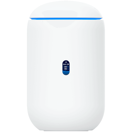 Retelistica & Supraveghere - Ubiquiti UniFi UDR7 Dream Router 7 Desktop 10G Cloud Gateway with integrated WiFi 7, PoE switch, microSD storage, and full UniFi application support, 10G SFP+ and (1) 2.5 GbE RJ45 WAN port, 64 GB micr