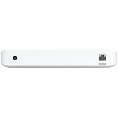 Ubiquiti USW-Ultra-210W-EU compact, Layer 2, 8-port GbE PoE switch with versatile mounting options, 7x GbE PoE+ output ports, GbE port with optional PoE++ input, 202W PoE availability with the include [3]