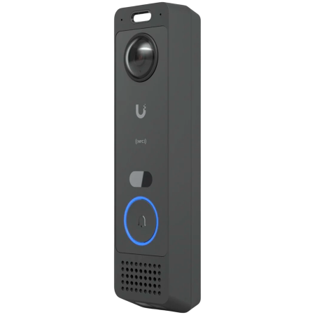 Ubiquiti UVC-G6-Entry All-weather, PoE+ Doorbell with enhanced AI detections, two-way audio, a secondary package camera, and integrated Access Reader capabilities [1]