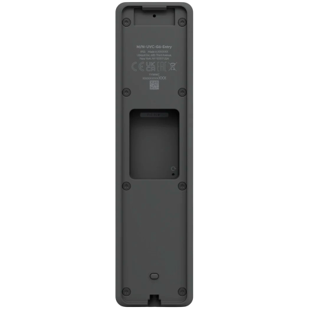 Ubiquiti UVC-G6-Entry All-weather, PoE+ Doorbell with enhanced AI detections, two-way audio, a secondary package camera, and integrated Access Reader capabilities [3]