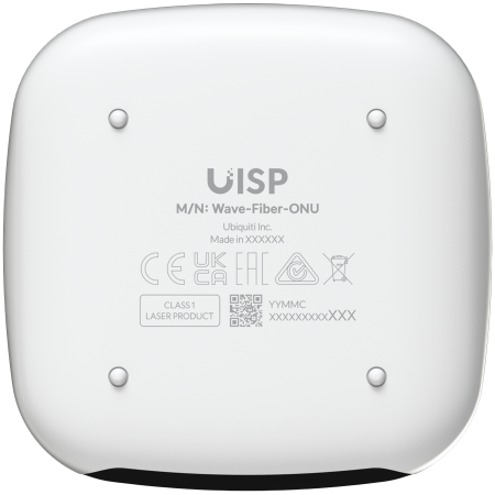 Ubiquiti Wave-Fiber-ONU-20 A GPON optical network unit with a 2.5 GbE port that delivers 1.2 Gbps uplink / 2.5 Gbps downlink speeds at distances up to 20 km [4]