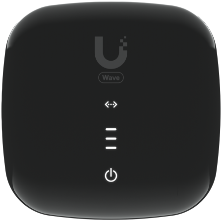 Retelistica - Ubiquiti Wave-Fiber-ONU-20 A GPON optical network unit with a 2.5 GbE port that delivers 1.2 Gbps uplink / 2.5 Gbps downlink speeds at distances up to 20 km