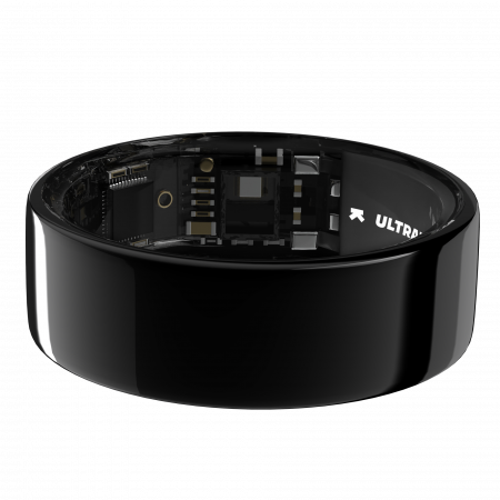 Ultrahuman Ring Air - Smart Ring, Charger, USB Cable / Size-08- Aster_Air_Black [2]