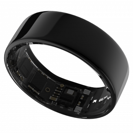 Inele Smart - Ultrahuman Ring Air - Smart Ring, Charger, USB Cable / Size-10- Aster_Air_Black