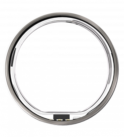 Ultrahuman Ring Air - Smart Ring, Charger, USB Cable / Size-10- Natural_Titanium [3]