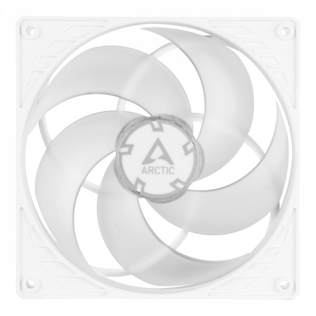 VENTILATOR ARCTIC PC 140x140x27 mm, \\"P14 PWM PST\\", w/ PWM & cablu PST, low noise FD bearing, high static pressure, white/transparent \\"ACFAN00221A\\" [1]