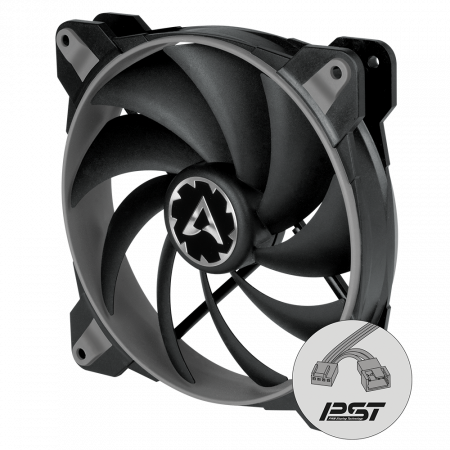 VENTILATOR ARCTIC PC 140x140x28 mm,  \\"BioniX F140\\", w/ PWM & cablu PST, low noise FD bearing, grey \\"ACFAN00161A\\" [3]