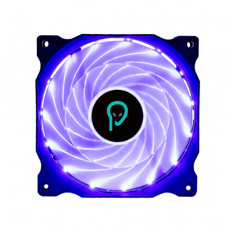 Componente PC - VENTILATOR SPACER PC Silent 120x120x25 mm,  BLUE light, Hydraulic Bearing, 34CFM, conector 3-pin "SPFC-120-3P-BL"