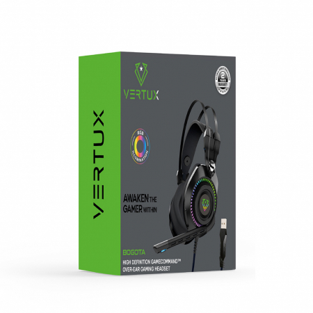 Vertux Gaming Bogota Headsets with RGB - Black [1]
