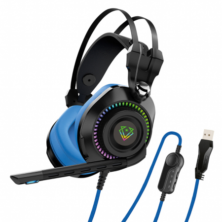 Vertux Gaming Bogota Headsets with RGB - Blue [0]