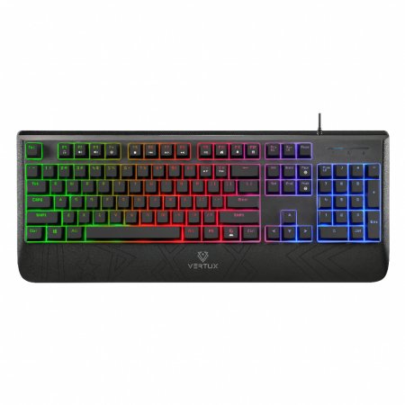 Vertux Gaming Raidkey Rapid Response Mechanical Gaming Wired Keyboard - Black (English) [0]