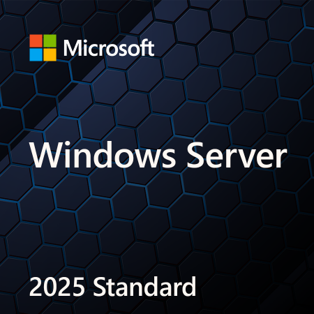 Software - Windows Svr Std 2025 64Bit English 1pk DSP OEI DVD 16 Core