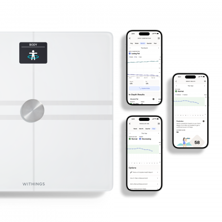 Withings Body Comp Complete Body Analysis Wi-Fi Scale - White [1]