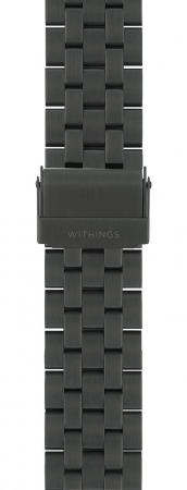 Laptop, Tablete & Telefoane - Withings Metal 3in1 Wristband 20mm for Scanwatch 42mm, Scanwatch Horizon, Steel HR 40mm, Steel HR Sport - Slate Grey