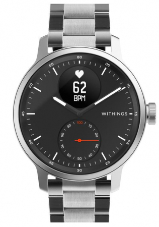 Withings Metal 3in1 Wristband 20mm w Silver buckle for Scanwatch 42mm, Scanwatch Horizon, Steel HR 40mm, Steel HR Sport - Silver [1]