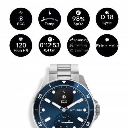 Withings Scanwatch Nova 42mm - Blue [4]