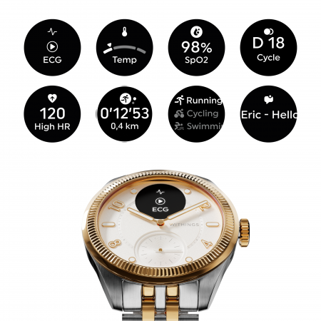 Withings ScanWatch Nova Brilliant 39mm - Gold [8]