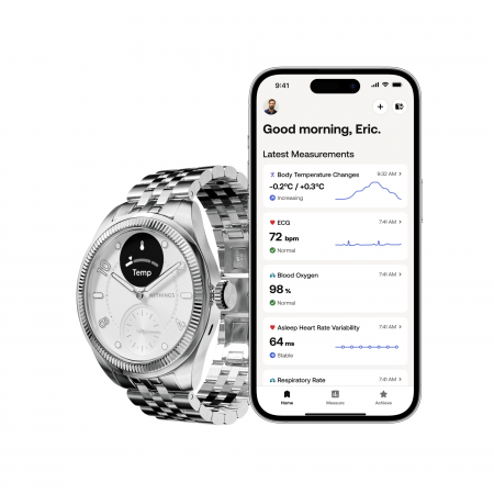 Withings ScanWatch Nova Brilliant 39mm - Titanium Silver [2]