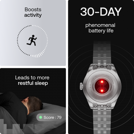Withings ScanWatch Nova Brilliant 39mm - Titanium Silver [4]