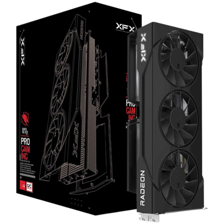 Placi Video - XFX AMD Radeon RX-9060XT OC Triple fan Gaming 16GB GDDR6 128bit, 2780MHz / 20 Gbps, 2x DP, 1x HDMI, 3 fan, 2 slot