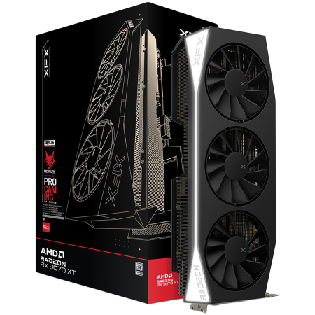Componente PC - XFX Mercury AMD Radeon RX 9070XT 16GB GDDR6 256-bit HDMI 3x DP