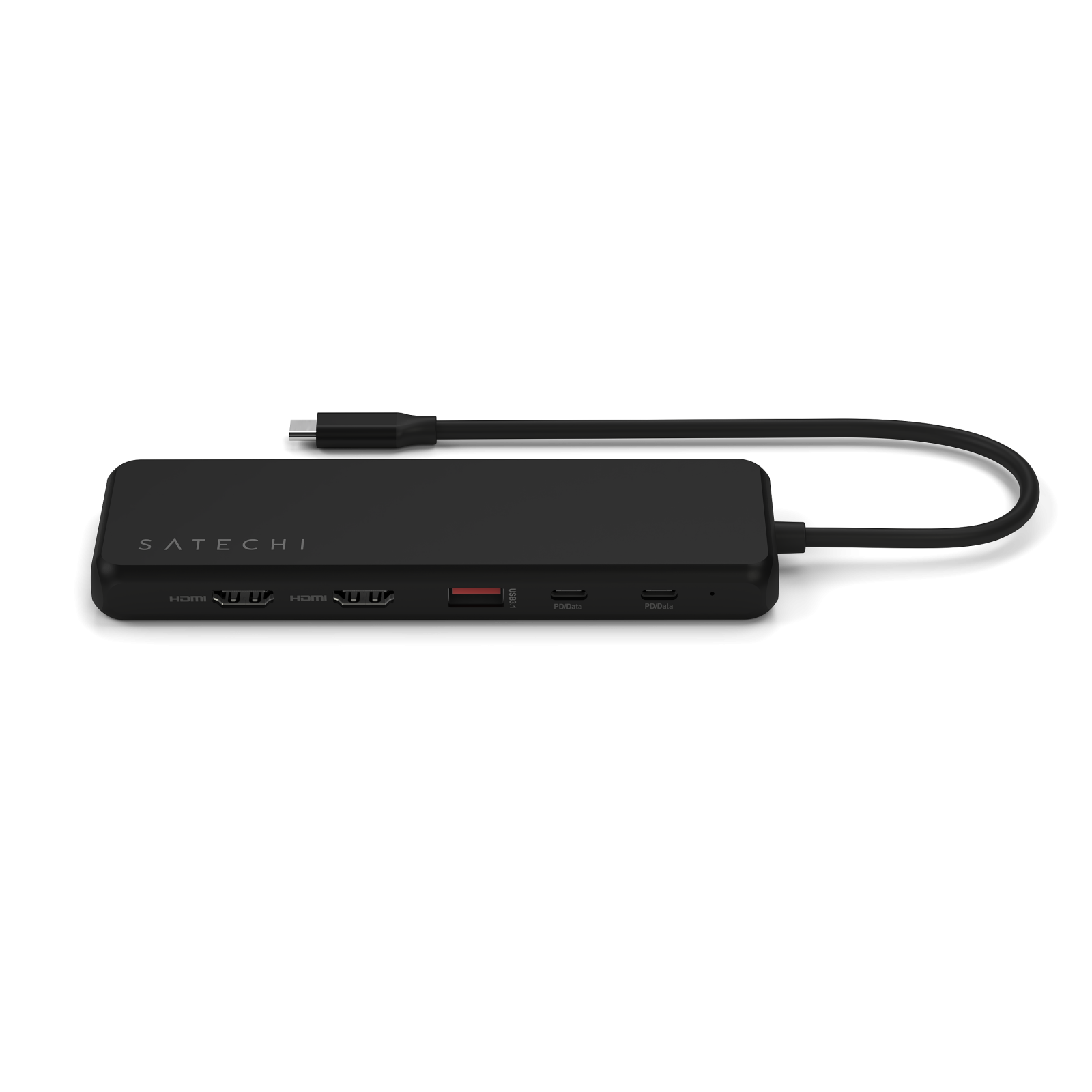 Multiport Display Adapter Satechi 13-in-1 USB-C Triple Display Multiport Adapter - Black