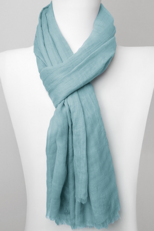 Eșarfe Uni - Esarfa dreptunghiulara din matase si vascoza, tucoaz prafuit