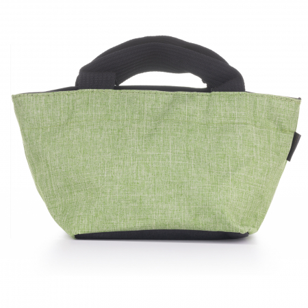 Borsete - Gentuta cosmetice din material textil panzat, verde