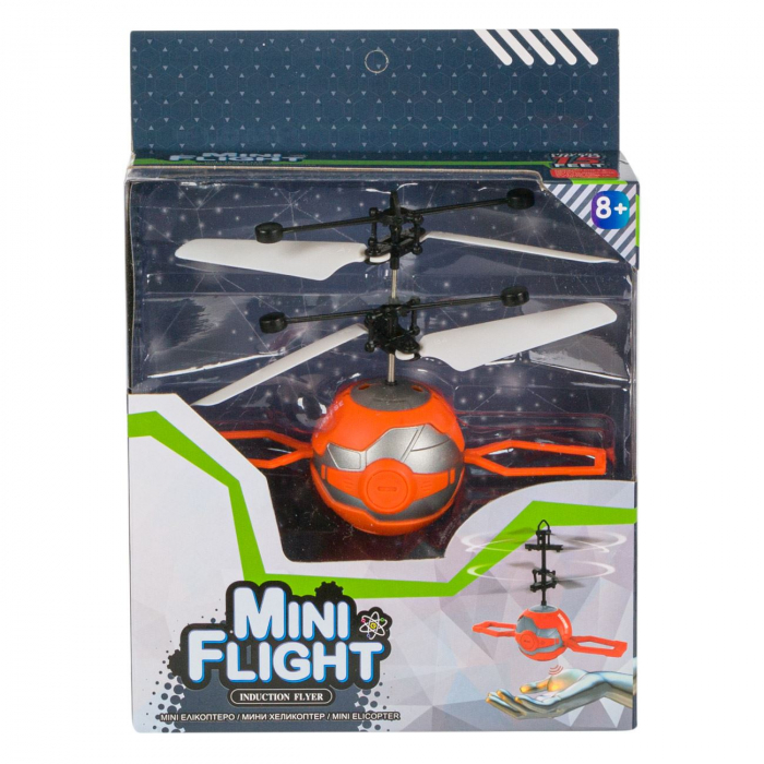 Elicopter mini portocaliu cu infrarosii, Lioness, 16 x 6 x 21 cm [2]