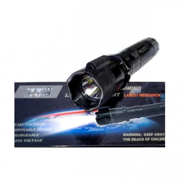 Lanterna WLS 288 cu electrosoc si laser incorporat , 9000 KV, Neagra [1]